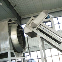 Rol trommel met borstel wasmachine groenten fruit