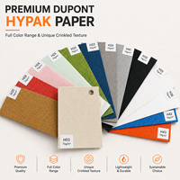 Rouleau de tissu PE recyclé après consommation, matériau non tissé HDPE recyclé, écologique, léger, ressemblant à du papier, pour l'emballage