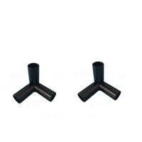 Connecteur en T pp à 3 voies personnalisé-Raccord de tuyau à angle droit pour accessoires de tente et plomberie connecteur pp 3 voies