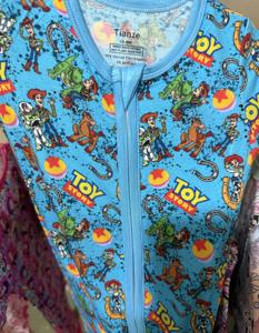 即納不可 竹製パジャマ ミステリーボックス キャラクタープリント ベビーパジャマ 竹製卸売 RTS ブラインドボックス - Product Image 5