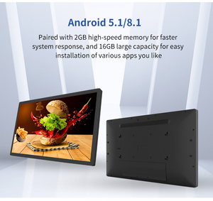 Siêu mỏng 21.5inch công nghiệp kinh doanh máy tính bảng máy tính màn hình cảm ứng PoE NFC Wifi Android Tablet PC <span class=keywords><strong>LCD</strong></span> video tường POSTER Máy nghe nhạc - Product Image 5