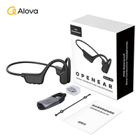 ALOVA Nouveau Design Casque à Conduction Osseuse IP68 Natation Oreilles Libres Casque Sans Fil Écouteur Bluetooth