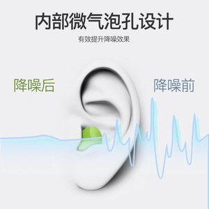 Anti Snoring Earplugs Noise Reduction Sleep Protection 24 60 120 Pieces Solid Color For General Use - Product Image 3