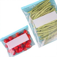 Sacs à fermeture éclair en PE personnalisables de qualité supérieure, fabriqués en Chine, recyclables, de qualité alimentaire, pour biscuits, impression sérigraphique, produits surgelés de Nouvelle-Zélande, vente en gros