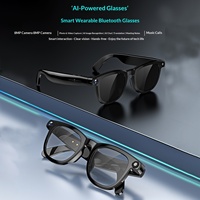 Lunettes Intelligentes Cy01ai avec Double Objectif 8MP, Stabilisation d'Image, Enregistrement Vidéo HD et Appels à Réduction de Bruit Double Micro pour IA
