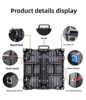 Pantalla LED de Alquiler para Exteriores P3.91, Sistema de Montaje en Viga de 5x3m, Solución Completa para Telón de Fondo de Conciertos y Escenarios