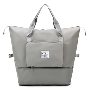 Wet Dry Separation Foldable Gym Duffle <b>Bag</b> Large Capacity Travel <b>Overnight</b> <b>Bag</b> for Yoga Swim - Product Image 1