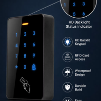 Serrure de porte intelligente avec clavier, mot de passe et carte RFID pour le contrôle d'accès résidentiel et d'appartement, fabricant chinois