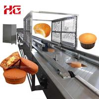 Ligne de production automatique de gâteaux en couches durables de haute qualité Machines de traitement de cupcakes Ligne de production de gâteaux à haute capacité
