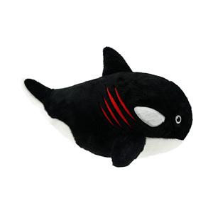 Crea tu propio personaje Ballena blanda Juguetes de peluche Tiburón blanco y negro Animal de peluche Juguete suave personalizado - Product Image 3
