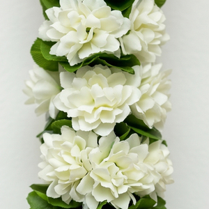 Artificial Flower Garland Red <b>White</b> Floral <b>Hanging</b> Decoration Wedding Mandap Temple Pooja Festival Home Entrance Decor - Product Image 4