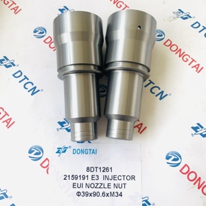 Tuerca de Inyector EUI 8DT1261, tamaño 39x90.8xM34, para Inyector 2159191 E3, Plana, 2 Ranuras - Product Image 6