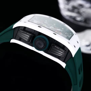 2026 Bestselling 011-FM White Ceramic Automatic Mechanical <b>Watch</b>, Tonneau Hollow <b>Watch</b> with High-Quality Recurring Timing Functi - Product Image 4