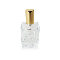 Flacon de parfum vide de luxe personnalisé avec logo, 50 ml, en verre, avec bouchon pulvérisateur, pompe pulvérisatrice, impression sérigraphique transparente