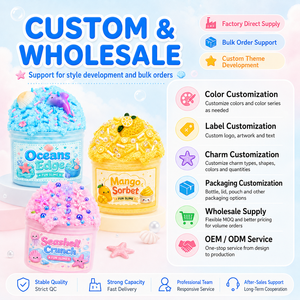 Kit de slime parfumé en gros avec breloques, jouet sensoriel non collant à marque privée pour les vendeurs e-commerce, les écoles et les fabricants OEM - Product Image 3