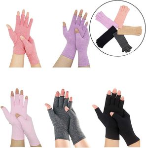 Guantes Premium sin <span class=keywords><strong>Dedos</strong></span> con Compresión para el Dolor de <span class=keywords><strong>Manos</strong></span>, Osteoartritis, Dolor del Túnel Carpiano, Alivio del Dolor, sin <span class=keywords><strong>Dedos</strong></span> para Escribir en el Teclado - Product Image 6