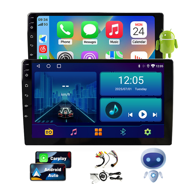 EWA Ai Car Radio Navigation Android Car Player With Screen 9 Inch/10 Inch QLED 1280*720 4G 8core Touch Screen Radio