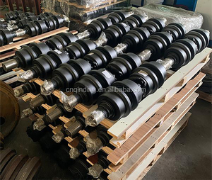 Гусеничный ролик для pc50MR 374f sk210 385b pc200-6 экскаватора 320 EX100 R320 R220 Запчасти для ходовой части гусеничный каток нижний ролик - Product Image 5
