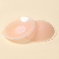 Pegatina para pezón de silicona grande para mujer, Push up, soporte superior extra grueso, sujetador Invisible sin tirantes en Stock