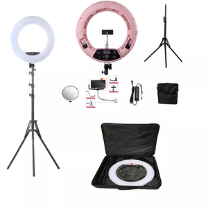 96W Yidoblo FD-480II bianco/rosa/nero anello fotografico luce LED Video lampada fotografica Studio illuminazione 2700-7500K 480 luci LED - Product Image 4