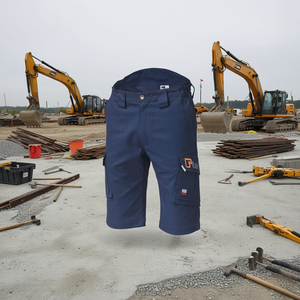 Pantalones Cortos Ttake, Azul, Talla L, Diseño con Bolsillos Tipo Cargo, Ropa de Trabajo - Product Image 3