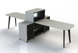 خزانة ملفات معدنية متعددة الوظائف من أومني مع أدراج وأرفف قابلة للقفل - Product Image 2