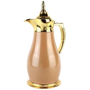 럭셔리 1L 아랍어 열 보온병 물 차 진공 d 유리 내부 오리 청구 주전자와 유럽 커피 포트 - Product Image 5
