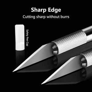 Cuchillo de talla multifuncional de aleación de aluminio, modelo de artesanía de grabado Diy, cuchillo de utilidad de pirógrafo - Product Image 3