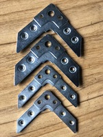 Coin de pliage TDF de marque OHA pour conduits rectangulaires, utilisé avec la machine à estamper les coins de bride de conduit HVAC