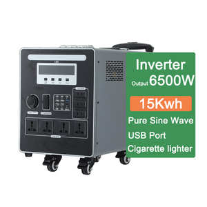 Station d'alimentation portable extérieure avec batterie au lithium LiFePO4, batterie externe sur roues 4kW 6.5kW 10kWh 15kWh pour l'énergie domestique - Product Image 1