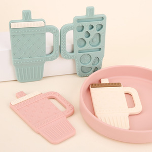 Stanley <b>Ice</b> <b>Cream</b> Shape Silicone Teether For Babies 0-24 Months Unisex Teething <b>Toy</b> - Product Image 1