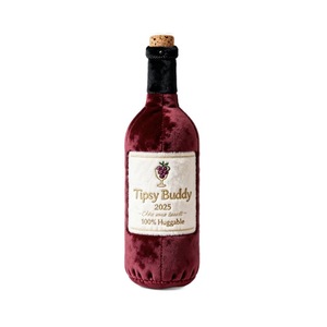 Nuevo juguete de peluche para mascotas con forma de botella de vino, juguete para perros, juguete chirriante para bebés, botella de vino personalizada - Product Image 5