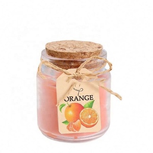 Best Selling 120ML Soy Wax Candle Container Bottle 4 OZ Candle Luxury <b>Glass</b> Jar With Lid Cork - Product Image 3