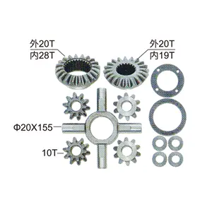 Conjunto de engrenagem planetária para caminhão resistente, kit de aranha diferencial para ismacio 1.5t, kit de reparo diferencial