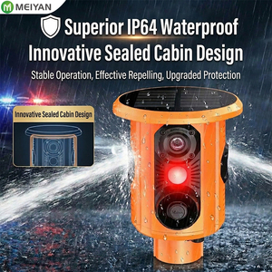 Ahuyentador de Animales Ultrasónico con Energía Solar, Precio de Fábrica, Resistente al Agua IP64, Sensor PIR, Sirena de 120dB, Repelente de Aves para Exteriores - Product Image 1