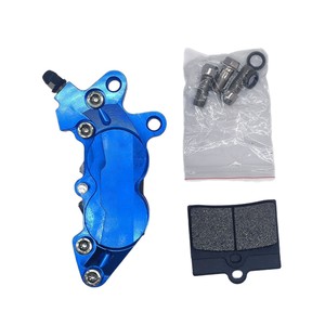 Kaliper Rem Motor HF6/F101 Modifikasi CNC Performa Tinggi 4 Piston Kaliper Rem Cakram Depan Belakang - Product Image 5