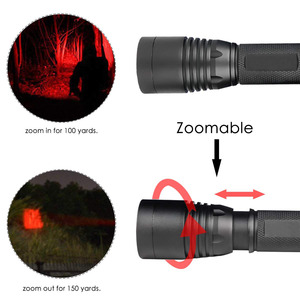 Đèn Pin Săn Kích Thước Nhỏ Gọn Đèn Pin Led Tập Trung Thu Phóng Mô-đun Màu Đỏ Xanh Lá Cây Trắng Có Thể Hoán Đổi Cho Nhau - Product Image 5