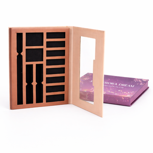 Empaque Cosmético de Cartón Reciclado Personalizado para Paleta de Sombras de Ojos con Ventana Magnética y Logotipo Personalizado del Fabricante - Product Image 2