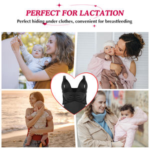 Ropa Interior de Lactancia Transpirable con Control Firme, Talla 6XL, Sujetador de Maternidad, Ropa de Lactancia, Prenda Moldeadora Posparto para Embarazadas - Product Image 6