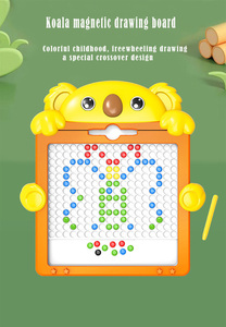 Montessori <span class=keywords><strong>Koala</strong></span> Design penna magnetica stelo educativo tavolo da <span class=keywords><strong>disegno</strong></span> con perline per bambini in età prescolare - Product Image 2