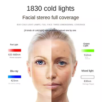 Appareil professionnel de luminothérapie LED PDT vertical 4 couleurs 180 °   Appareil de bien-être cutané pliable et réglable pour salon de beauté