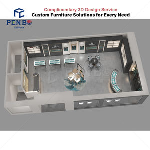 Solution complète pour bijouterie, incluant des vitrines sur mesure, des comptoirs et une aménagement intérieur <span class=keywords><strong>complet</strong></span> - Product Image 6