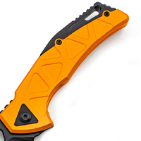 Cuchillo plegable EDC táctico de supervivencia, cuchillo de bolsillo Micarta de acero inoxidable 3Cr13 de aluminio para acampar, caza, personalizaciones OEM