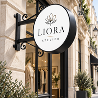 Boîte à lumière LED en aluminium personnalisée pour publicité, double face, ultra-mince, résistante aux intempéries, pour enseigne extérieure de café, avec 4000 lumens