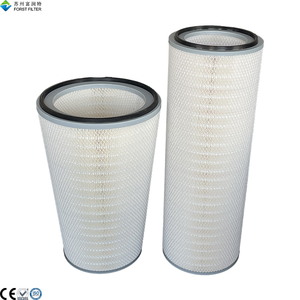 Filtre à cartouche conique ignifuge pour turbine à gaz industrielle, <span class=keywords><strong>extracteur</strong></span> de poussière pour centrale électrique F7 F8 F9 - Product Image 1
