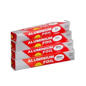 Rollo de papel de aluminio Jumbo para cocina, grado alimenticio, Catering con tamaño personalizado