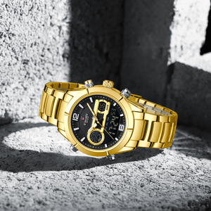 Reloj NAVIFORCE 9232 de Marca de Primera Calidad, Relojes Deportivos para Hombre, Analógico Digital, Resistente al Agua 3ATM, Reloj de Pulsera de Cuarzo Japonés - Product Image 3