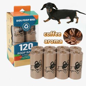 Sacs à déjections pour animaux de compagnie, écologiques, compostables, EPI, pour le nettoyage et le toilettage, anti-fuites, épais, non parfumés, pour chiens - Product Image 1