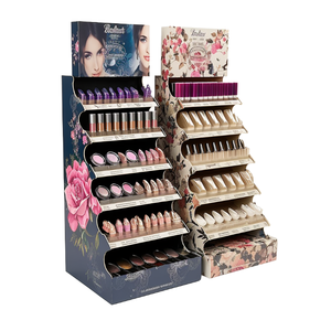 Rak Display Kardus Elegan yang Dapat Disesuaikan untuk Produk Kecantikan Cat Kuku - Lip Gloss, Makeup, Perawatan Kulit, Kosmetik - Product Image 2