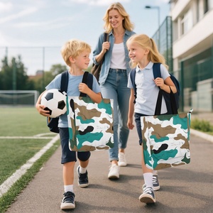 Bolso de mano con diseño de dibujos animados hawaianos, de gran capacidad, portátil y duradero, adecuado para la escuela, viajes y actividades al aire libre - Product Image 6